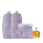 Kit Alfaparf Semi Di Lino Smoothing Rebel Hair Completo Grande
