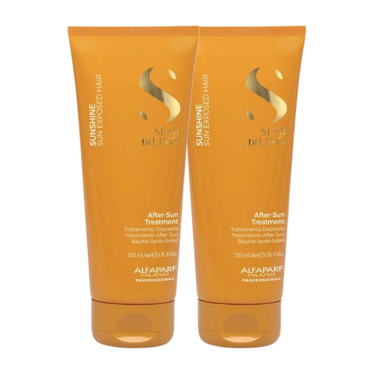 Kit Alfaparf Semi Di Lino Sunshine 2 Máscaras 200 ml