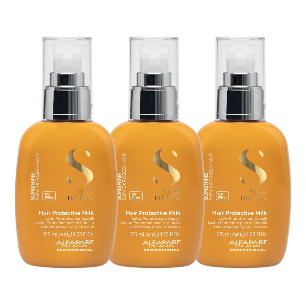 Kit Alfaparf Semi Di Lino Sunshine 3 Leave-in 125 ml