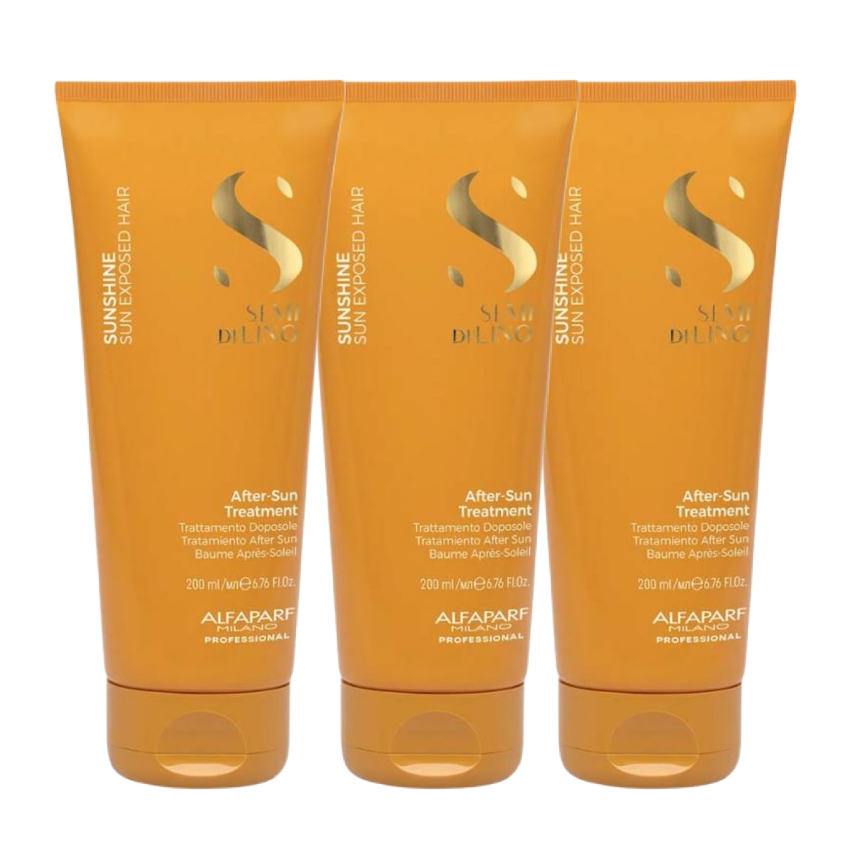 Kit Alfaparf Semi Di Lino Sunshine 3 Máscaras 200 ml Kit Alfaparf Semi Di Lino Sunshine 3 Máscaras 200 ml