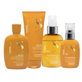 Kit Alfaparf Semi Di Lino Sunshine Home Care (4 Produtos)