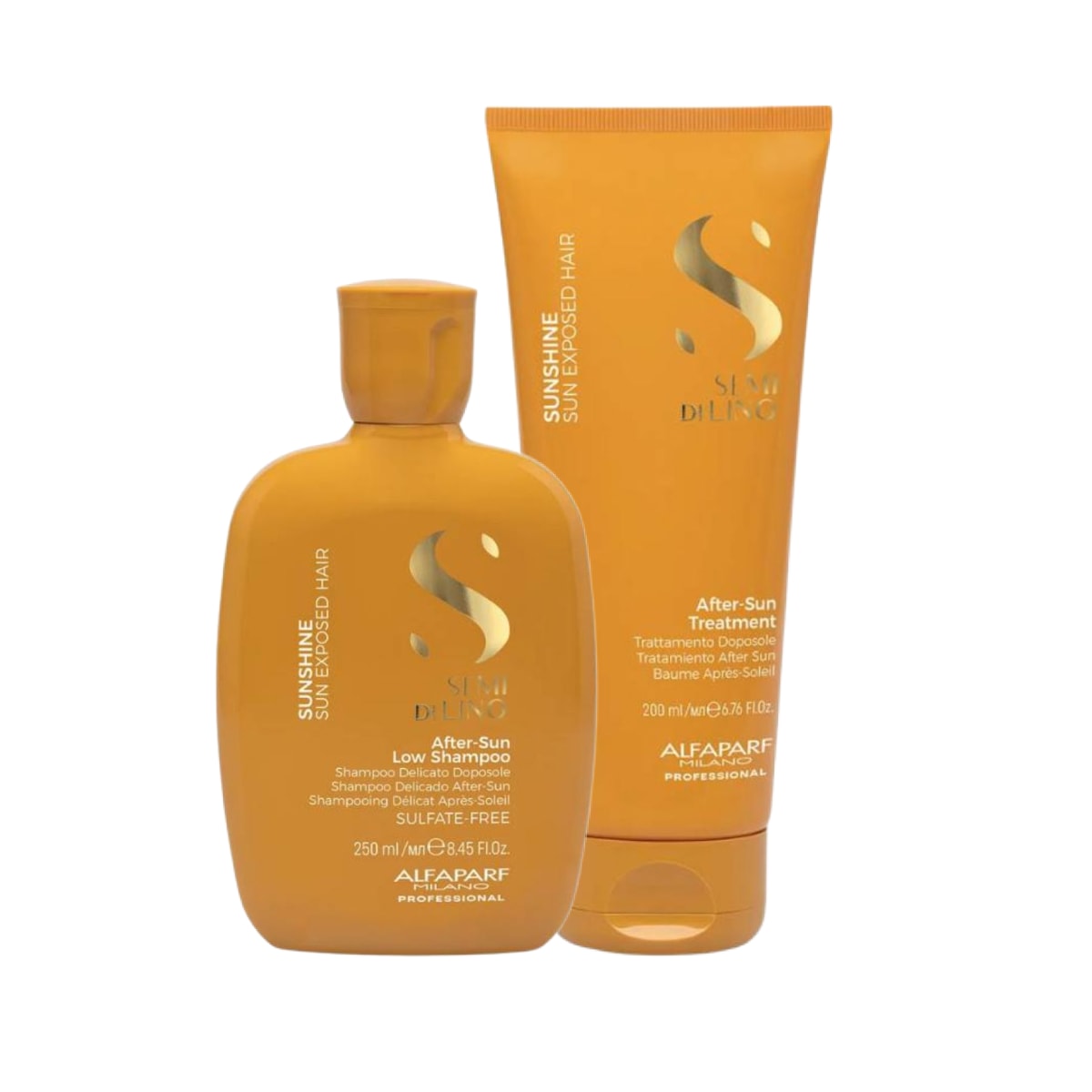 Kit Alfaparf Semi Di Lino Sunshine Shampoo e Máscara