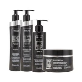 Kit Amend Luxe Creations Hidratação Shampoo Condicionador Máscara e Leave in 250 ml