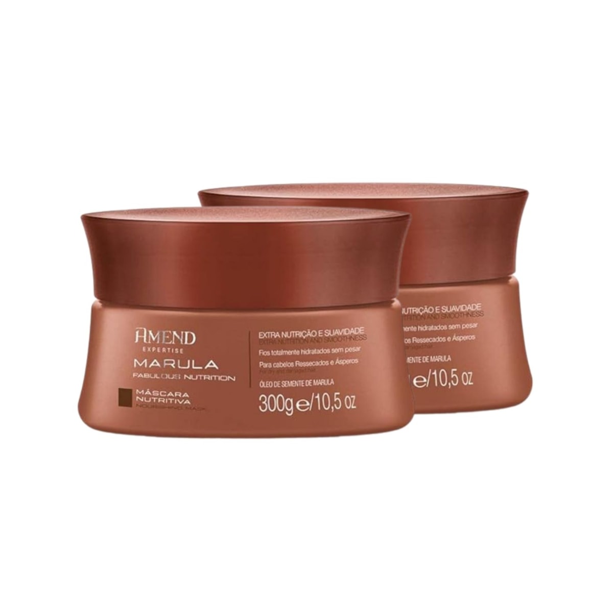 Kit Amend Marula Nutrition 2 Máscaras Nutrição 300 g Kit Amend Marula Nutrition 2 Máscaras Nutrição 300 g