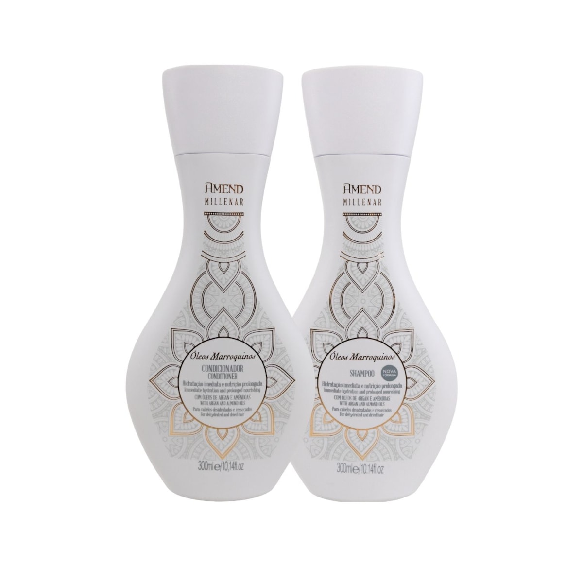 Kit Amend Óleo Marroquino Shampoo e Condicionador 300 ml Kit Amend Óleo Marroquino Shampoo e Condicionador 300 ml