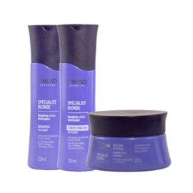 Kit Amend Specialist Blonde Shampoo Condicionador e Máscara 250 ml