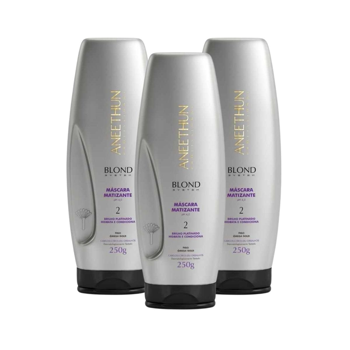 Kit Aneethun Blond System 3 Máscara Matizante 250 g