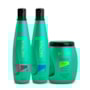Kit Aneethun Cachos Shampoo 300 ml + Co Wash 300 ml + Máscara 500 g para Cabelo Cacheado