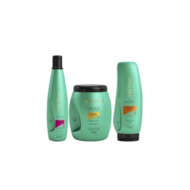 Kit Aneethun Cachos Shampoo 300 ml + Máscara 500 g + Finalizador Crespos 250 g para Cabelo Cacheado