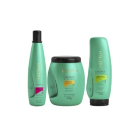 Kit Aneethun Cachos Shampoo 300 ml + Máscara 500 g + Finalizador Ondas e Cachos 250 g para Cabelo Cacheado