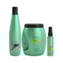 Kit Aneethun Cachos Shampoo 300 ml + Máscara 500 g + Oleo 55 ml para Cabelo Cacheado