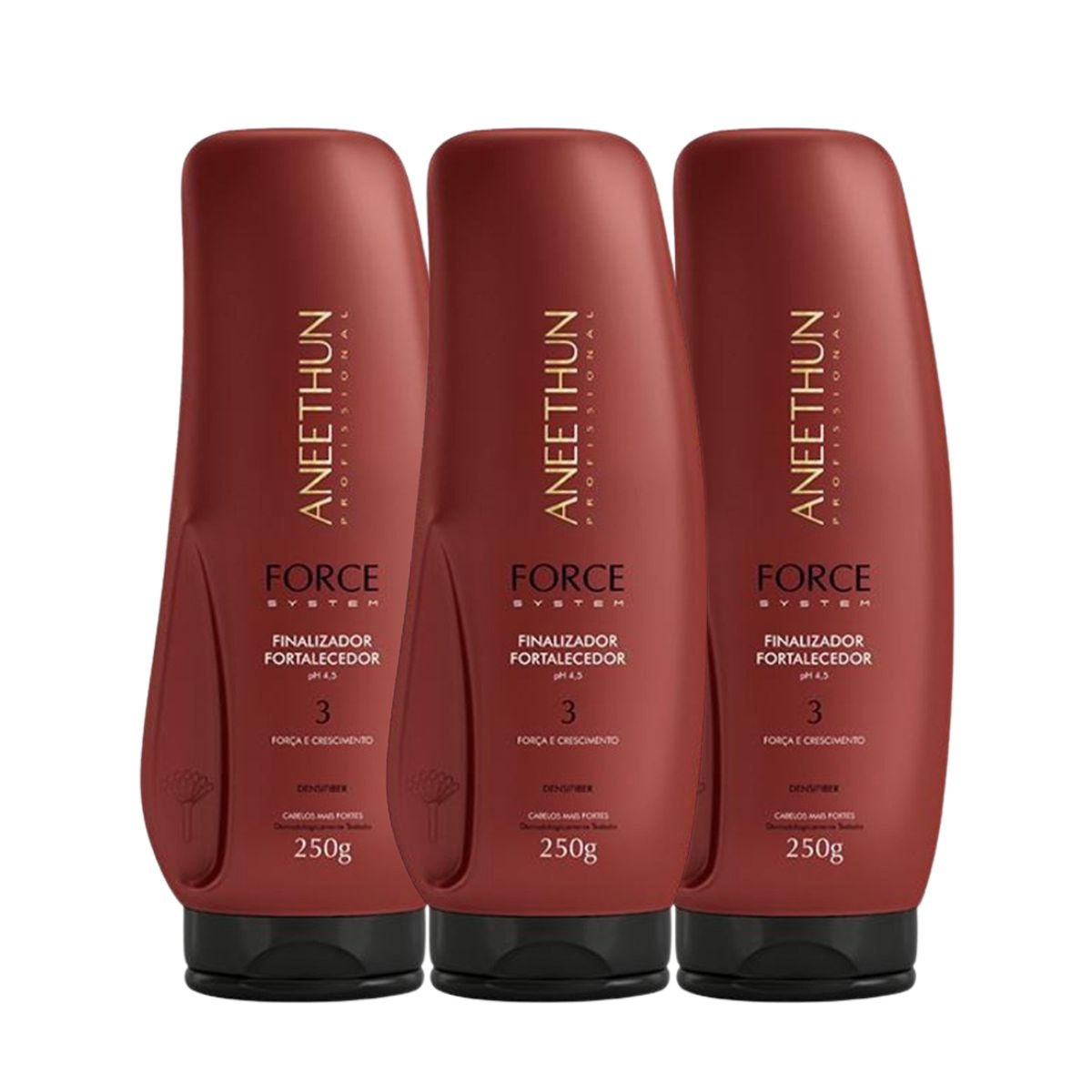 Kit Aneethun Force 3 Finalizador Fortalecedor 250 g