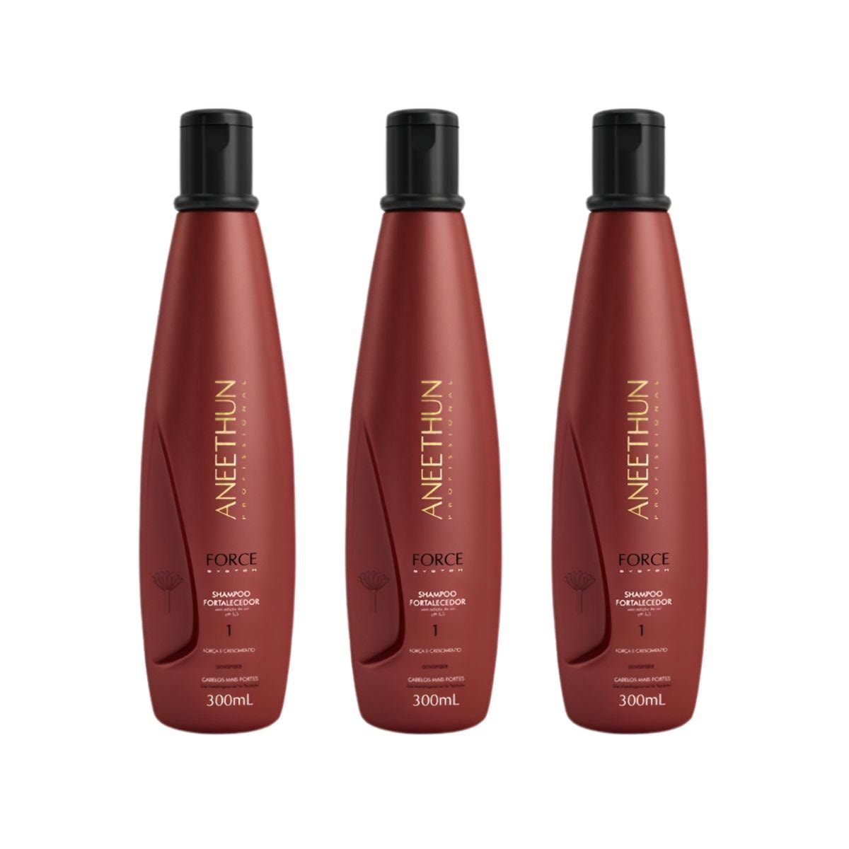 Kit Aneethun Force 3 Shampoo Fortalecedor 300 ml Kit Aneethun Force 3 Shampoo Fortalecedor 300 ml