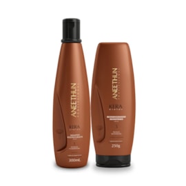 Kit Aneethun Kera Shampoo Reestruturante 300 ml + Máscara Condicionante 250 g