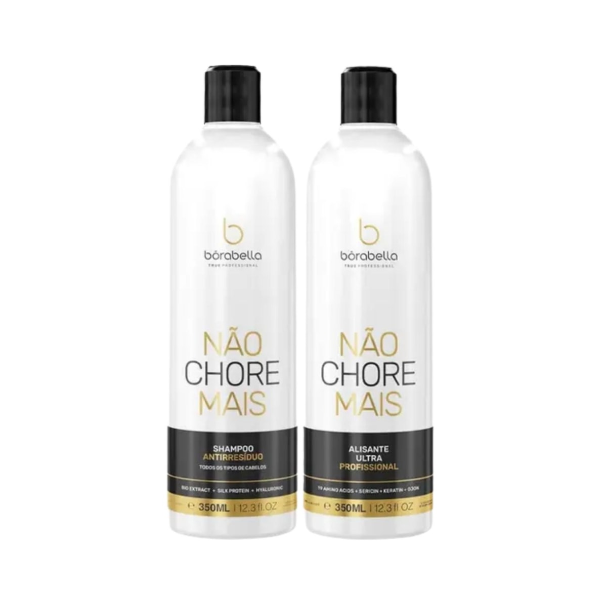 Kit Bórabella Progressiva Não Chore Mais Sem Formol 2 x 1 Litro Kit Bórabella Progressiva Não Chore Mais Sem Formol 2 x 1 Litro