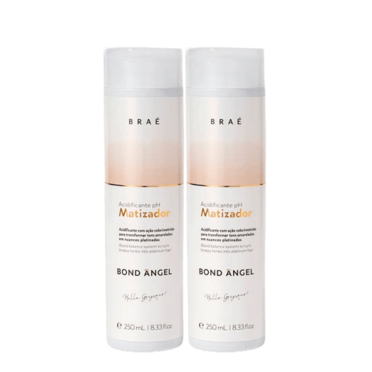 Kit Braé Bond Angel 2 pH Acidificante Matizador 250 ml