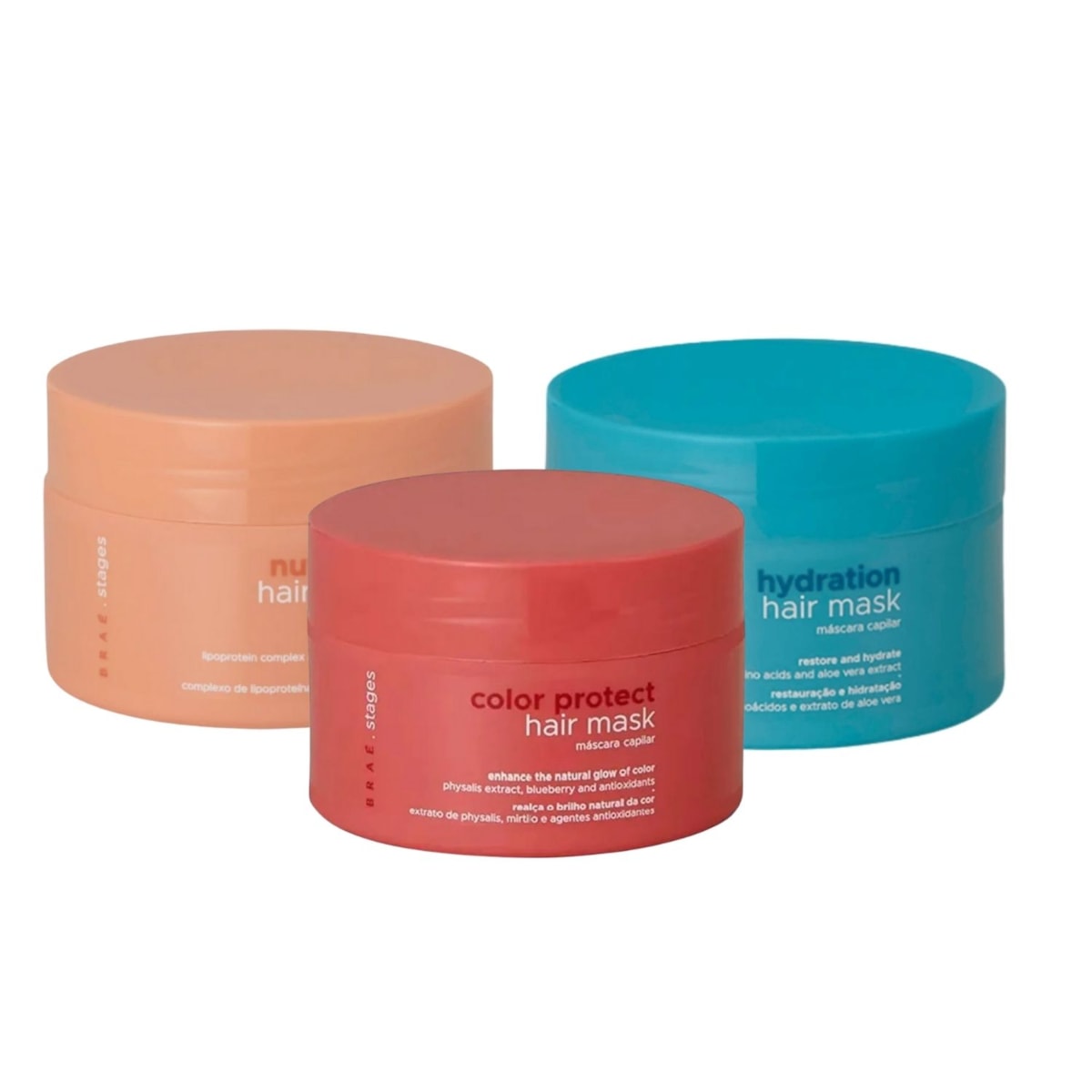 Kit Braé Cronograma Capilar Color Máscaras 200 g Kit Braé Cronograma Capilar Color Máscaras 200 g