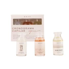 Kit Braé Cronograma Capilar Repair Ampola 3 x 13 ml