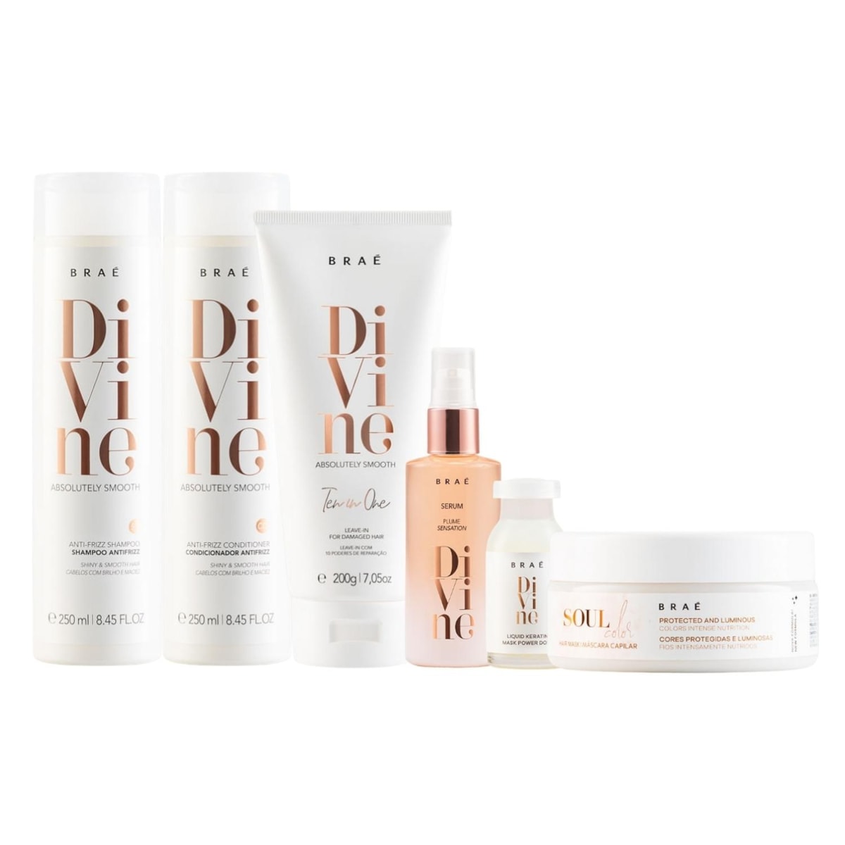 Kit Braé Divine Bond Angel Tratamento 6 Produtos Kit Braé Divine Bond Angel Tratamento 6 Produtos