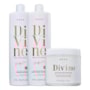 Kit Braé Divine Shampoo + Condicionador 1 Litro + Máscara 500 g