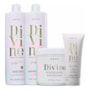 Kit Braé Divine Shampoo + Condicionador 1 Litro + Máscara 500 g + Leave 200 g
