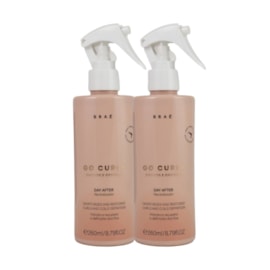 Kit Braé Go Curly Cachos e Crespos Day After 2 Spray 260 ml para Cabelo Cacheado