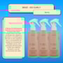 Kit Braé Go Curly Cachos e Crespos Day After 3 Spray 260 ml para Cabelo Cacheado