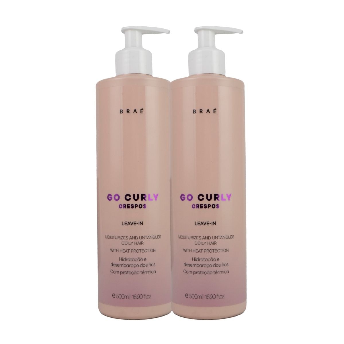 Kit Braé Go Curly Crespos 2 Leave-in 500 ml