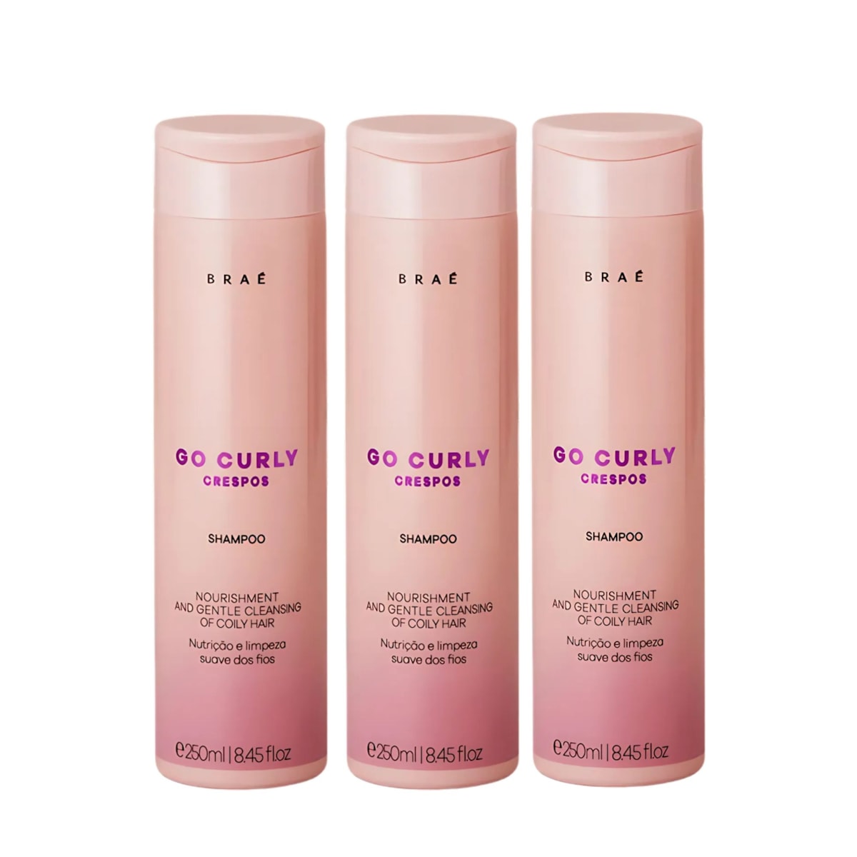 Kit Braé Go Curly Crespos 3 Shampoo 250 ml Kit Braé Go Curly Crespos 3 Shampoo 250 ml