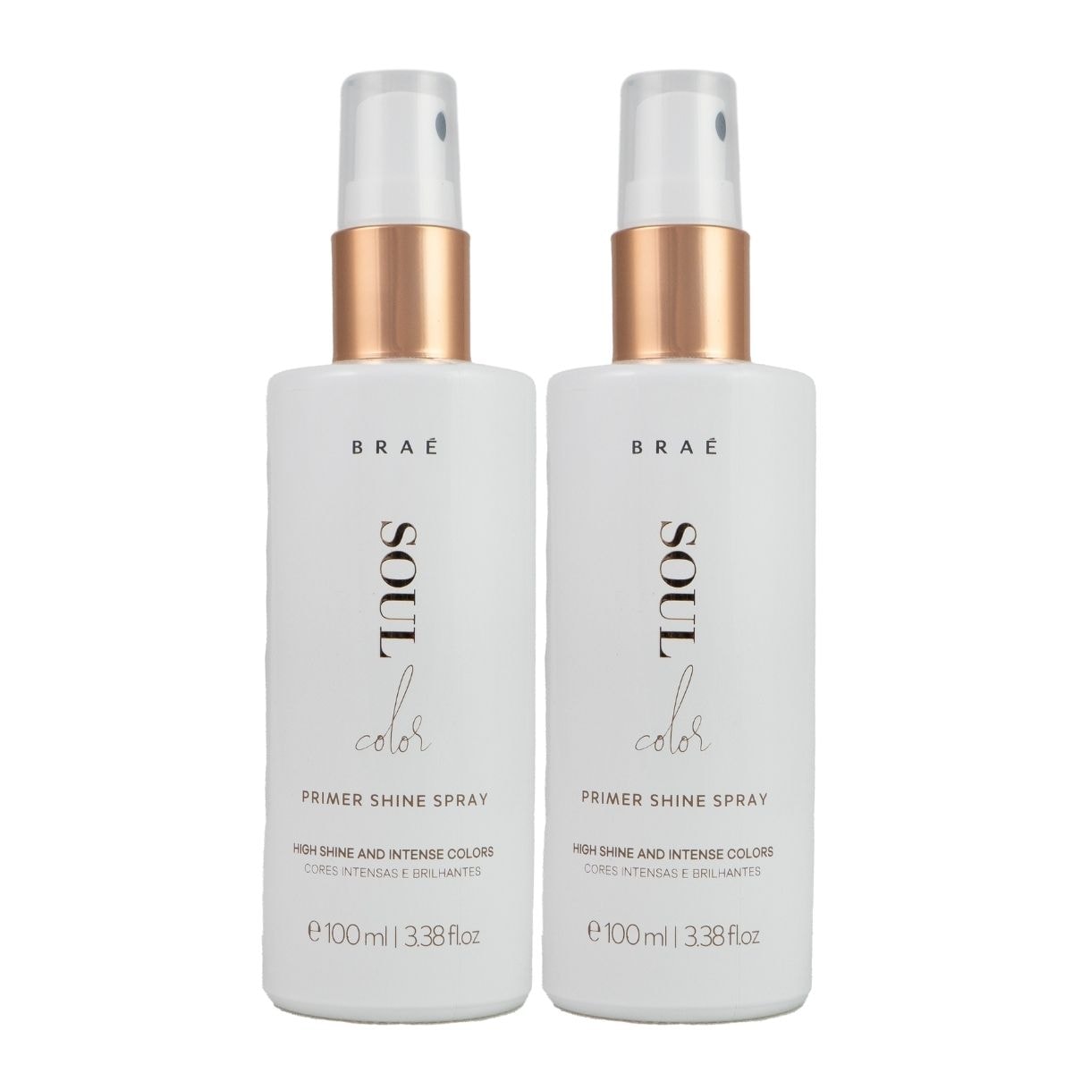 Kit Braé Soul Color Primer Shine Spray 2 Leave-In 100 ml