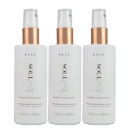 Kit Braé Soul Color Primer Shine Spray 3 Leave-In 100 ml