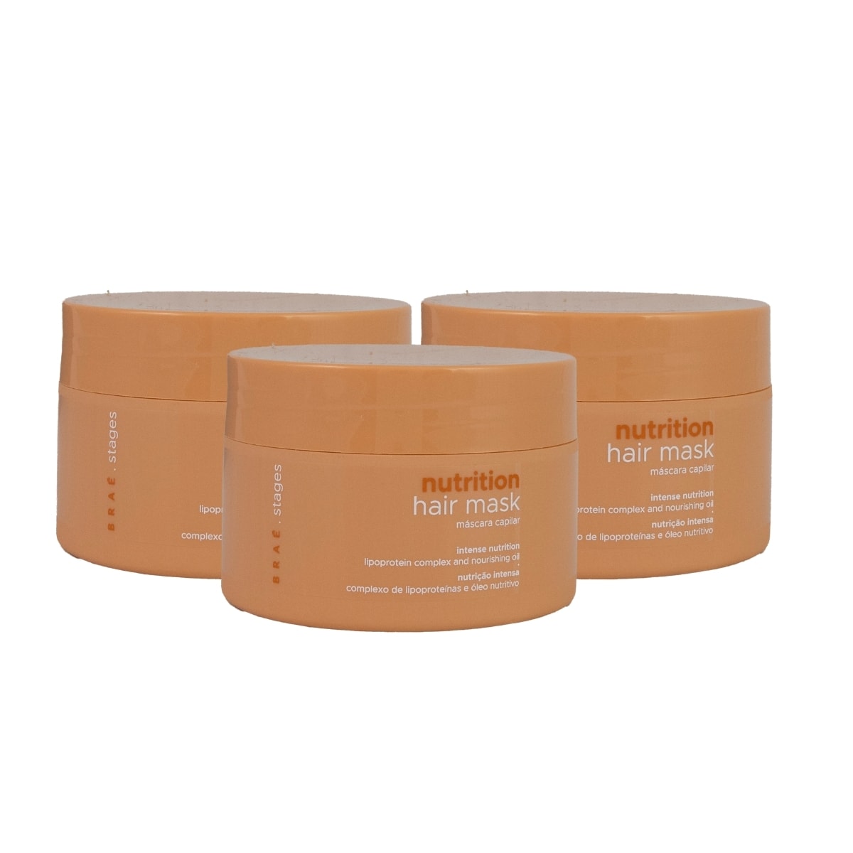 Kit Braé Stages Nutrition 3 Máscara Capilar 200 g Kit Braé Stages Nutrition 3 Máscara Capilar 200 g