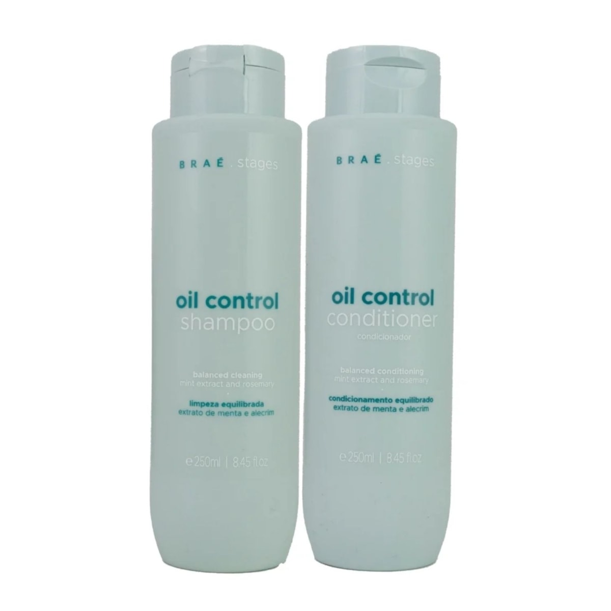 Kit Braé Stages Oil Control Shampoo e Condicionador 250 ml Kit Braé Stages Oil Control Shampoo e Condicionador 250 ml