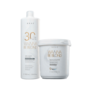 Kit Braé Wanna Be Blond Pó Descolorante 500 g + Oxidante 30 Vol. 900 ml