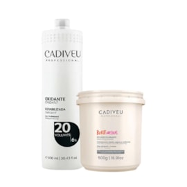 Kit Cadiveu Buriti Mechas Pó Descolorante 500 g + OX 20 Volume 900 ml