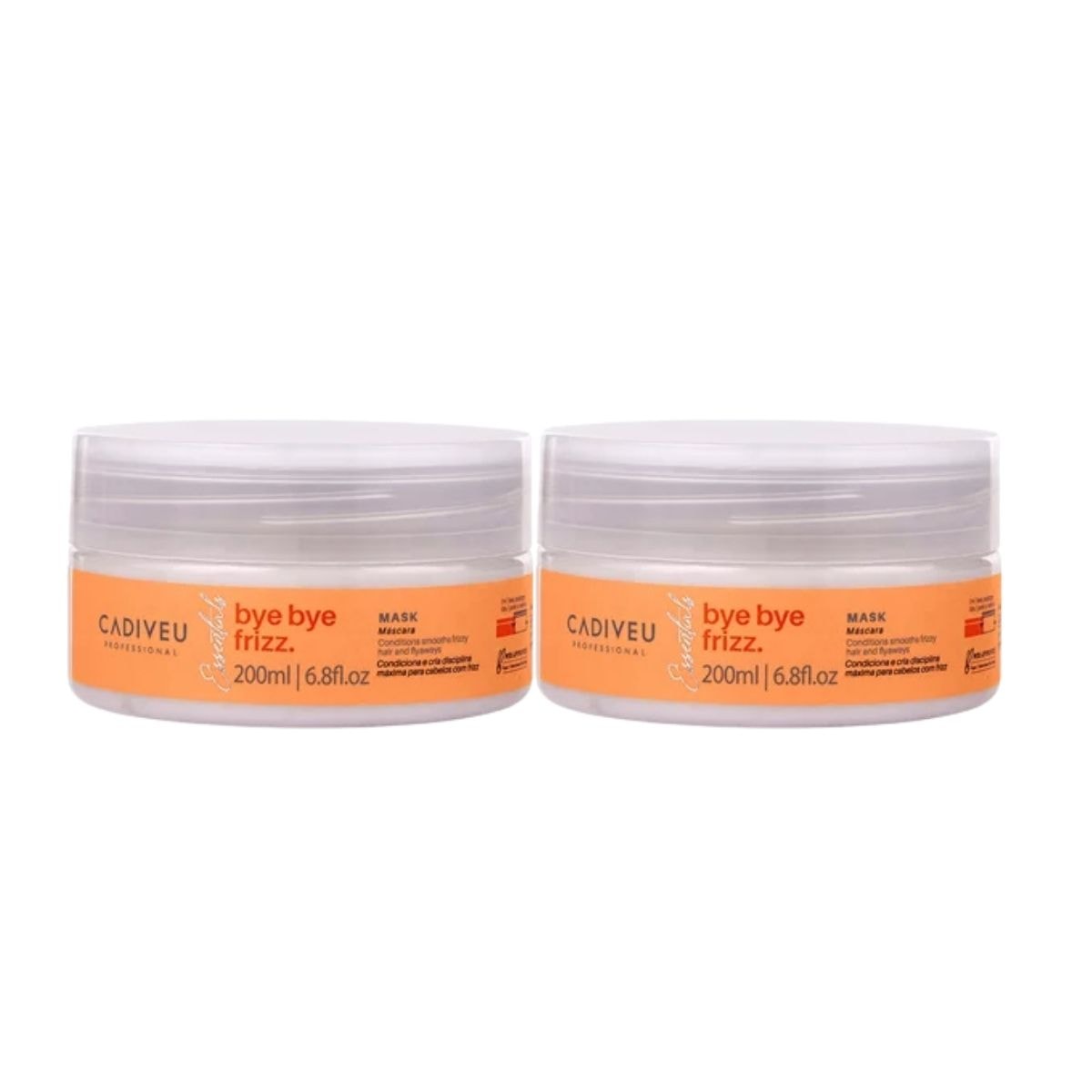 Kit Cadiveu Bye Bye Frizz Mask 2 Máscara Capilar 200 ml
