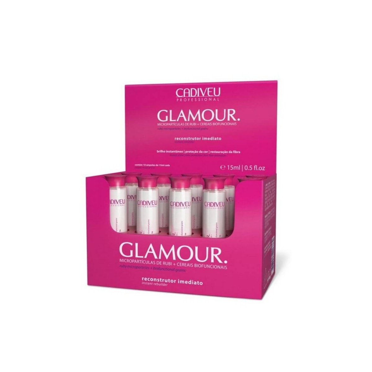 Kit Cadiveu Glamour Reconstrutor Imediato 10 x 15 ml Kit Cadiveu Glamour Reconstrutor Imediato 10 x 15 ml