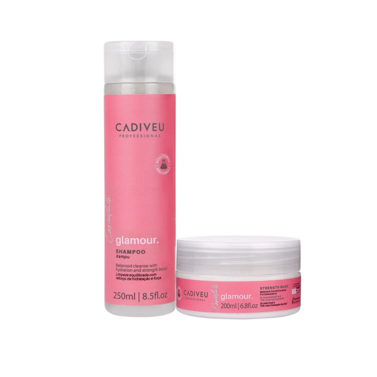 Kit Cadiveu Glamour Tratamento Milagroso Shampoo 250 ml + Máscara 200 g Kit Cadiveu Glamour Tratamento Milagroso Shampoo 250 ml + Máscara 200 g