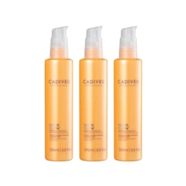 Kit Cadiveu Nutri Glow 3 Fluído de Tratamento 200 ml