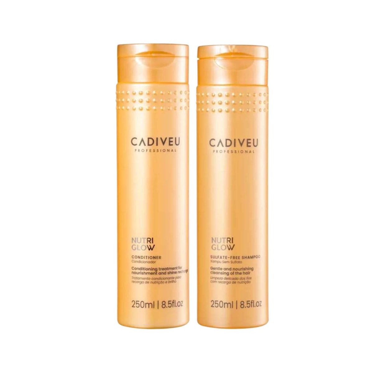 Kit Cadiveu Nutri Glow Shampoo 250 ml + Condicionador 250 ml