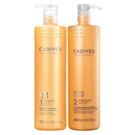 Kit Cadiveu Nutri Glow Shampoo 980 ml + Condicionador 980 ml