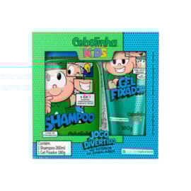 Kit Cia da Natureza Cebolinha Shampoo 3 em 1 Gel Fixador 180 g