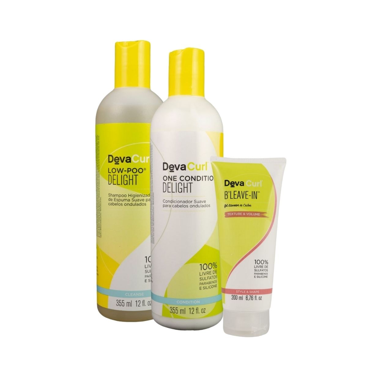 Kit DevaCurl Low-Poo Delight Home Care (3 Produtos) Kit DevaCurl Low-Poo Delight Home Care (3 Produtos)