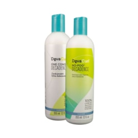 Kit DevaCurl No-Poo Decadence Shampoo e Condicionador 355 ml