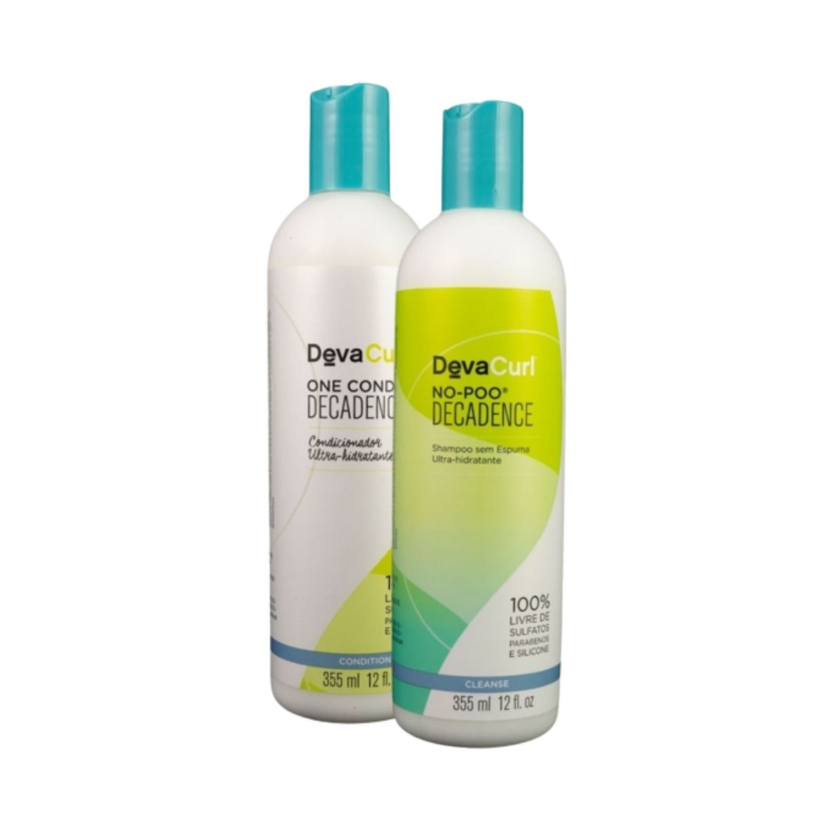 Kit DevaCurl No-Poo Decadence Shampoo e Condicionador 355 ml Kit DevaCurl No-Poo Decadence Shampoo e Condicionador 355 ml
