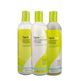 Kit DevaCurl No-Poo Original Home Care (3 Produtos)