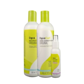 Kit DevaCurl No-Poo Original Reparador (3 Produtos)