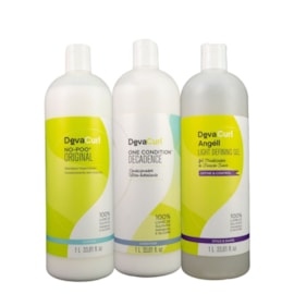 Kit DevaCurl No-Poo Original Salão (3 Produtos)