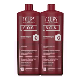 Kit Felps S.O.S Shampoo + Condicionador (2 x 1 Litro)