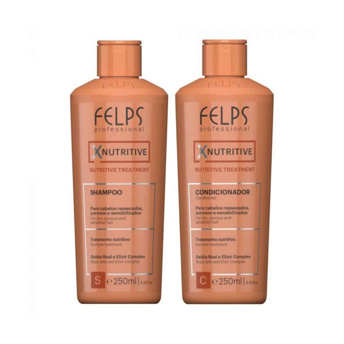 Kit Felps XNutritive Shampoo + Condicionador 250 ml